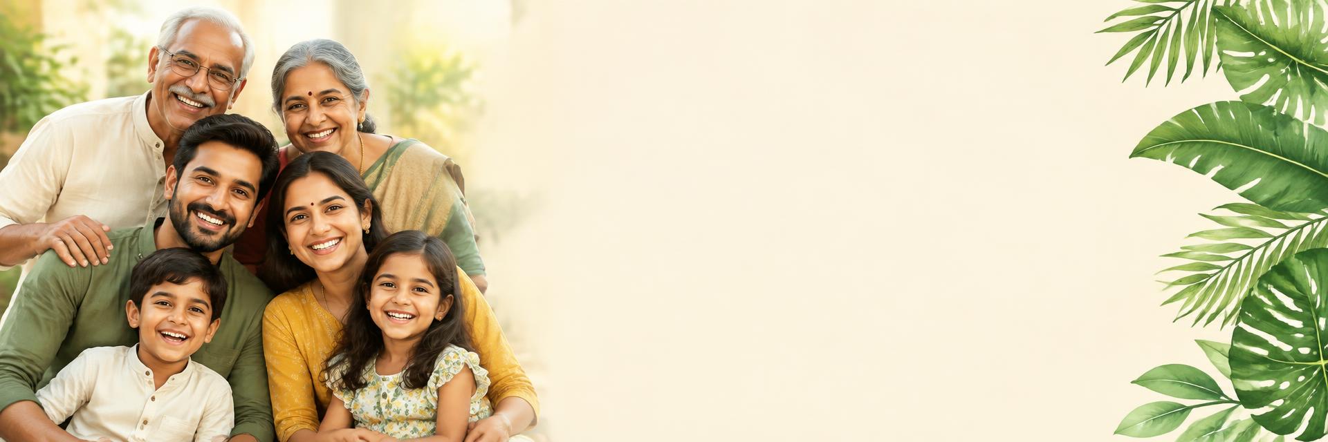 A multigenerational family from the community